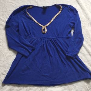 Boston proper royal blue blouse